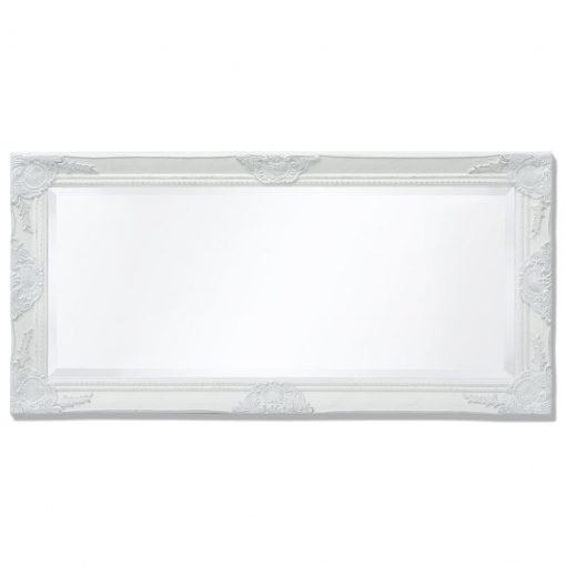 Espelho de parede, estilo barroco, 100x50 cm, branco - Image 6