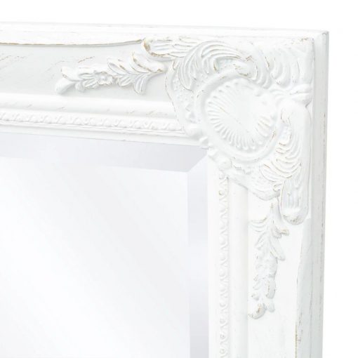 Espelho de parede, estilo barroco, 100x50 cm, branco - Image 7
