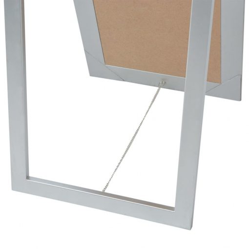 Espelho de pé, estilo barroco, 160x40 cm, prateado - Image 7