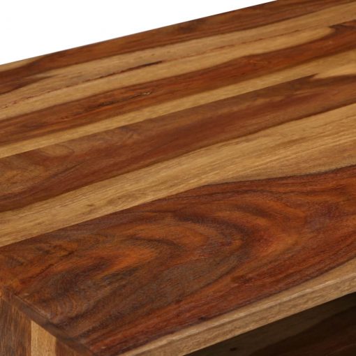 Mesa centro madeira sheesham maciça c/ acabam. mel 110x50x37 cm - Image 8