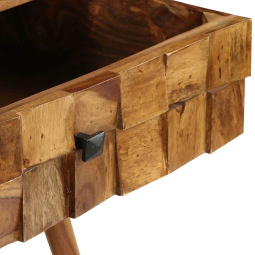 Mesa centro madeira sheesham maciça c/ acabam. mel 110x50x37 cm - Image 10