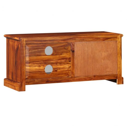 Móvel de TV madeira sheesham maciça 90x30x40 cm - Image 6