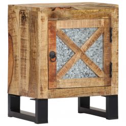 Mesa de cabeceira 40x30x50 cm madeira de mangueira maciça - Aparadores