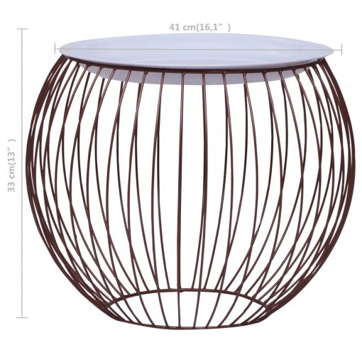 Mesa de centro ã˜ 41 cm dourado - Image 6