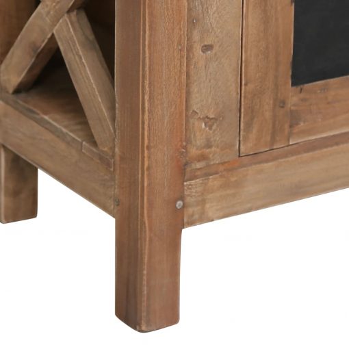 Móvel de TV com 3 gavetas 120x30x40 cm madeira de mogno maciça - Image 7