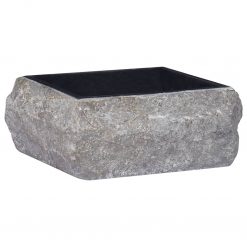 Lavatório 30x30x13 cm mármore preto