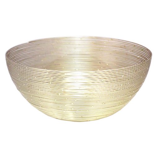 Tigela decorativa metal Dourado