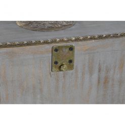Consola Elefante Latão Madeira de mangueira (80 x 30 x 96 cm)