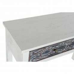Consola Natural Castanho MDF Branco Árabe (107 x 36 x 81 cm)