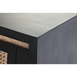 Consola Natural Preto Rotim Madeira de mangueira (125 x 40 x 76 cm)