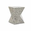 Mesa de apoio Cinzento Bege Madrepérola Moderno (34 x 34 x 45 cm)