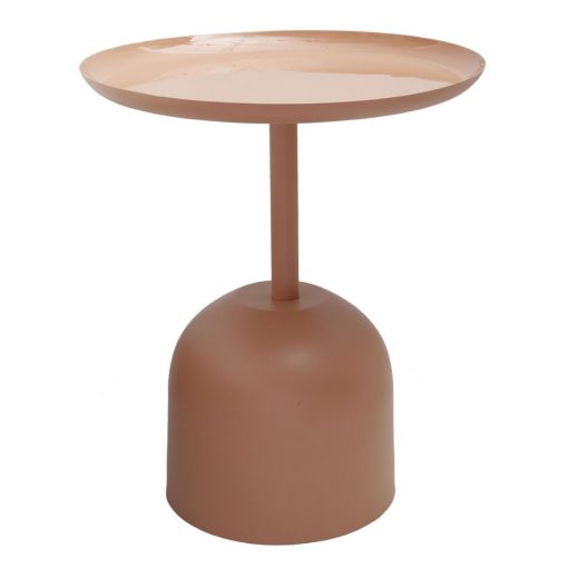 Mesa de apoio Metal Terracota (46 x 46 x 54 cm)