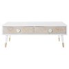 Móvel de TV Branco Abeto Marrom claro (120 x 65 x 42 cm)