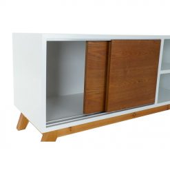 Móvel de TV Branco MDF (100 x 50 x 40 cm)