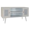 Móvel de TV Branco Madeira MDF (110 x 61 x 41 cm)