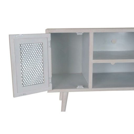 Móvel de TV Branco Madeira MDF (110 x 61 x 41 cm)