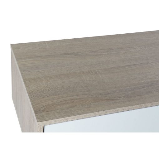 Móvel de TV Branco Metal Madeira MDF (160 x 40 x 50 cm)