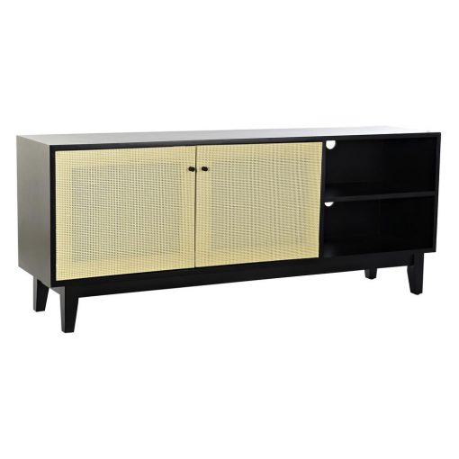 Móvel de TV Preto Abeto Rotim (160 x 65 x 38 cm)