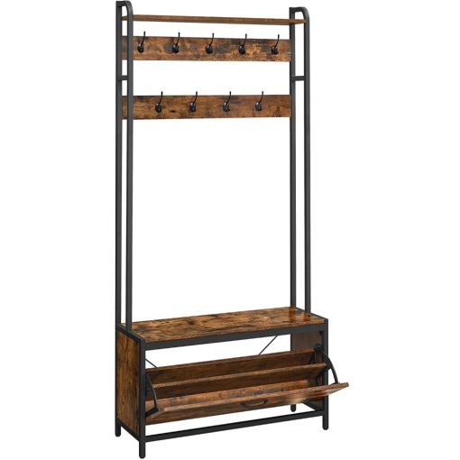 Cabide com sapateira design industrial - Image 6