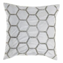 Almofada Veludo Geométrico (45 x 45 cm)