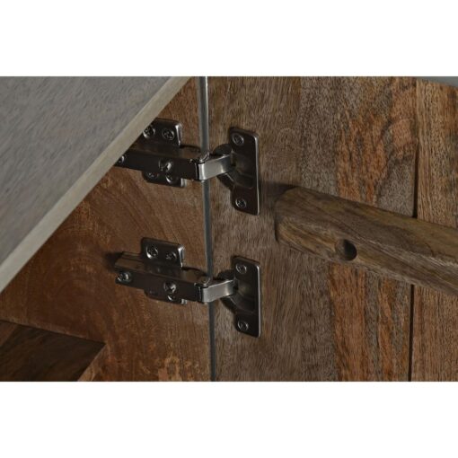 Aparador Natural Cinzento Metal Madeira de mangueira (177 x 45 x 74 cm) - Image 7
