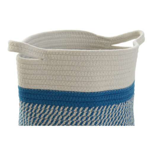 Cabaz 25 x 25 x 20 cm Preto Cinzento Bege Azul (4 Peças) - Image 3