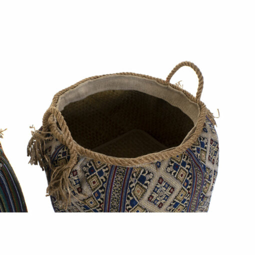 Cabaz Fibra natural 41 x 41 x 40 cm Boho (2 Unidades) - Image 3