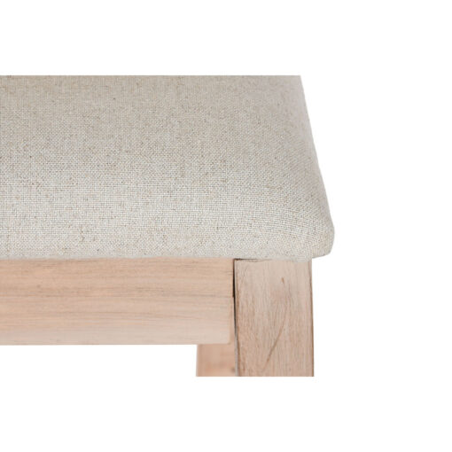 Cadeira de Sala de Jantar Abeto Bege Poliéster (46 x 61 x 86 cm) - Image 4