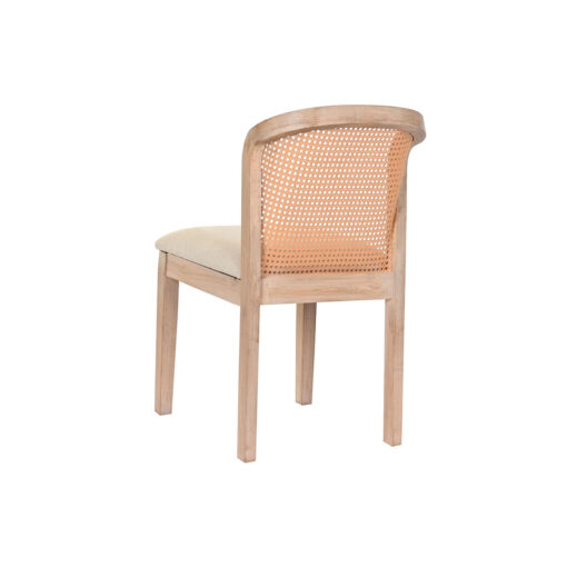 Cadeira de Sala de Jantar Abeto Bege Poliéster (46 x 61 x 86 cm) - Image 5