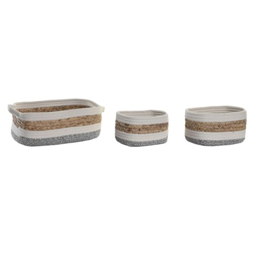 Caixa Decorativa Fibra natural 33 x 23 x 13 cm - Image 2