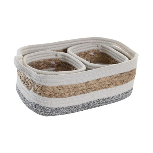 Caixa Decorativa Fibra natural 33 x 23 x 13 cm - Image 3