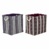 Caixa Decorativa Poliéster Índio Borracha Eva 40 x 30 x 40 cm (2 Unidades)