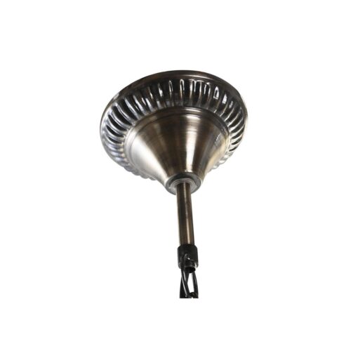 Candeeiro de teto Cristal Metal Branco 25 W (23 x 23 x 33 cm) - Image 2