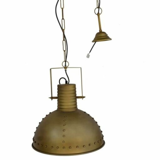 Candeeiro de teto Dourado Metal 50 W (41 x 41 x 49 cm)