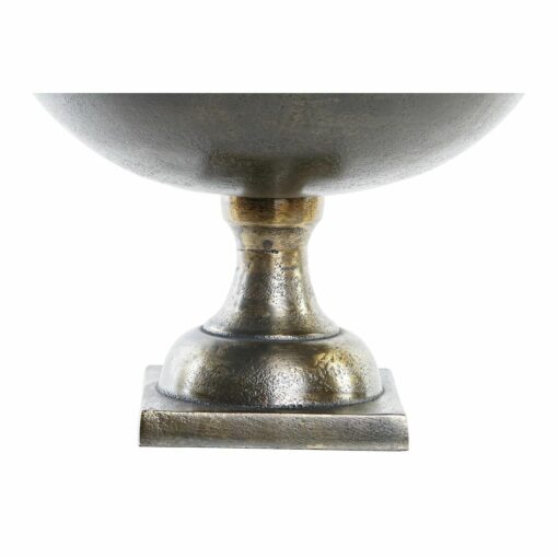 Centro de mesa 25 x 25 x 19 cm Prateado Dourado Moderno (2 Unidades) - Image 3