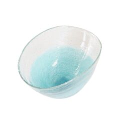 5 cm Cristal Azul Transparente