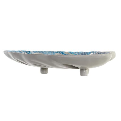 Centro de mesa 43 x 36 x 9 cm Azul Verde 45 x 36 x 9 cm Folha de planta - Image 2