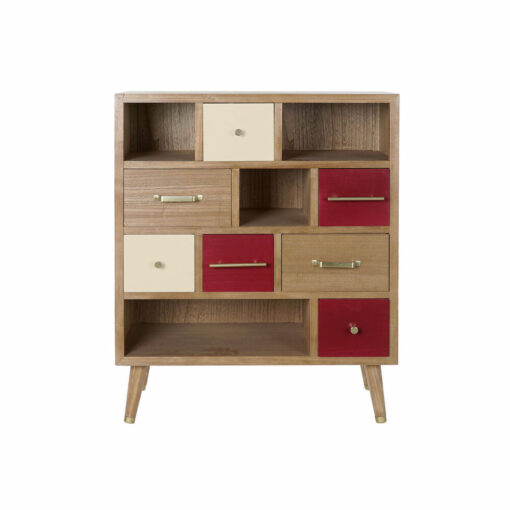 Cómoda Metal Melamina (76 x 34 x 94.5 cm)