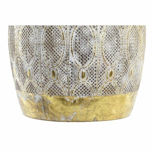 Conjunto de 2 mesas pequenas Dourado Metal Árabe (2 pcs) (2 Unidades) (38 x 38 x 42 cm) - Image 3
