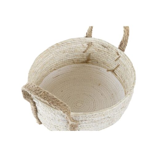 Conjunto de Cestas 33 x 33 x 20 cm Fibra natural (2 Unidades) - Image 3