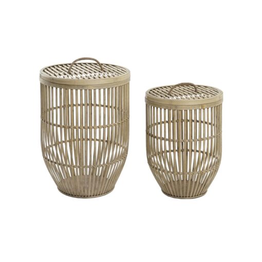 Conjunto de Cestas Bambu (40 x 40 x 61 cm)