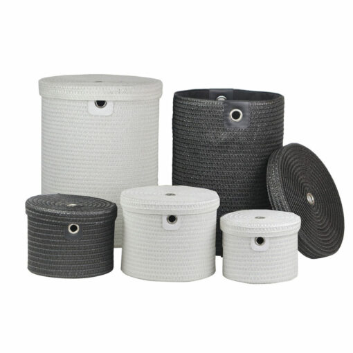 Conjunto de Cestas Polipropileno (5 pcs) (42 x 42 x 53 cm)