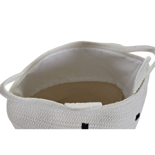 Conjunto de Cestos Branco Animal Algodão Infantil (2 Peças) (35 x 35 x 49 cm) - Image 2