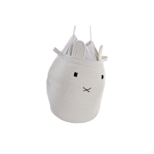 Conjunto de Cestos Branco Animal Algodão Infantil (2 Peças) (35 x 35 x 49 cm) - Image 3