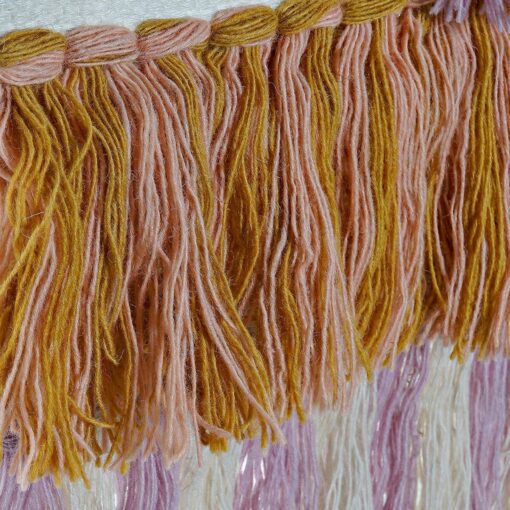 Decoração Suspensa Jute Algodão Lã (46 x 2 x 110 cm) - Image 2