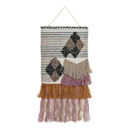 Decoração Suspensa Jute Algodão Lã (46 x 2 x 110 cm)
