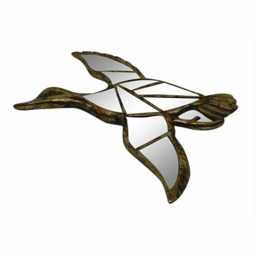 Decoração de Parede 38 x 3 x 37 cm Dourado Pato