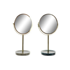 Espelho de Aumento 18 x 13 x 32 cm Metal Resina (2 Unidades)