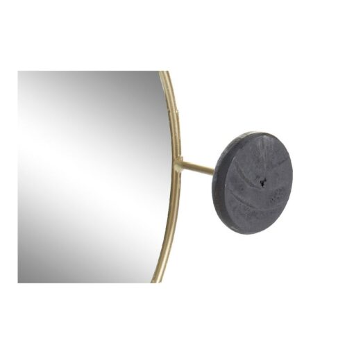 Espelho de parede 44 x 7 x 25 cm Cristal Preto Dourado Ferro - Image 2