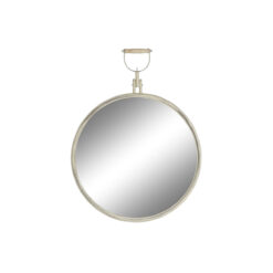 Espelho de parede 59 x 3 x 78 cm Cristal Metal Branco Vintage